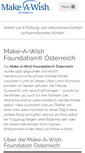 Mobile Screenshot of make-a-wish.at